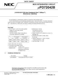 Datasheet UPD72042B производства NEC